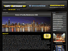 Tablet Screenshot of facilitymaintenanceusa.com